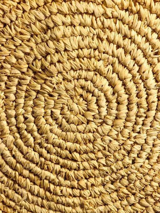 Сумка плетёная на молнии из соломы, 45×6×55 см