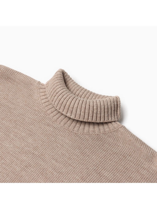 Джемпер женский вязаный MINAKU: Knitwear collection, бежевый, размер 46-48