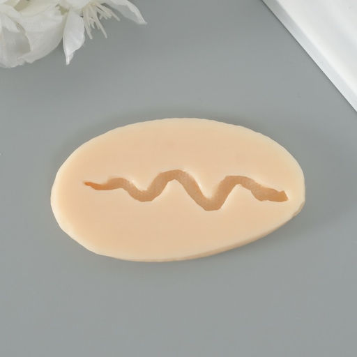 Силиконовый молд, форма для заливки «Змейка», 0.3×6.5×1.3 см