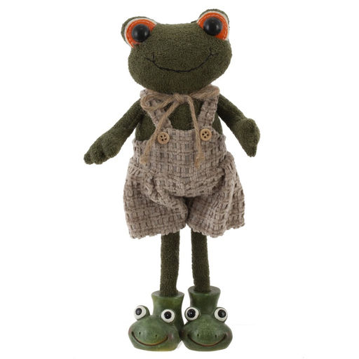 Игрушка набивная "Лягушка", L10 W7,5 H27 см, 2в.
