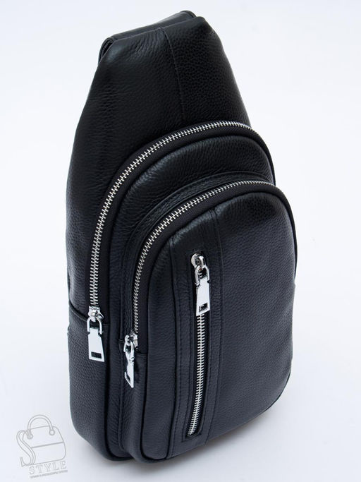 Рюкзак мужской кожаный 5055H black Heanbag