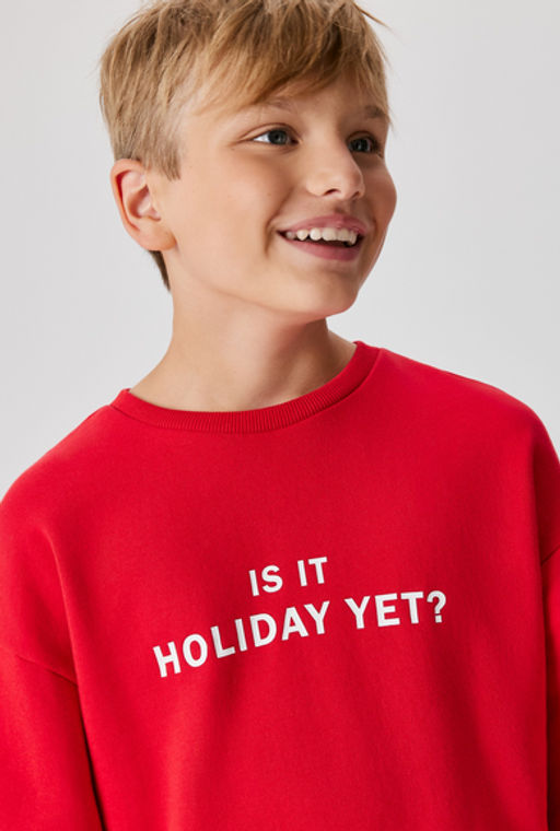 ACOOLA / Джемпер детский для мальчиков Gryla красный  фото 5