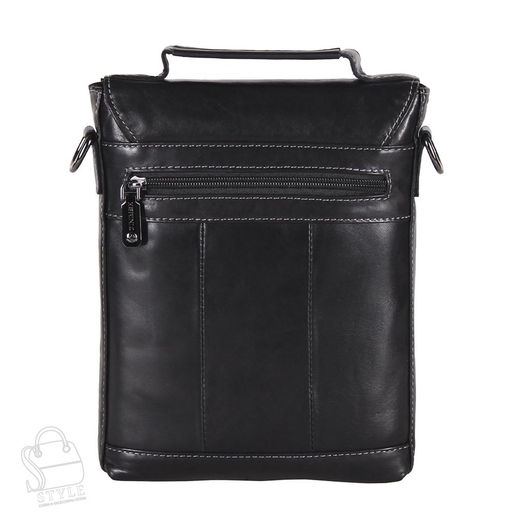 Сумка мужская кожаная кожаный 28813-1Z black  Zinimxs