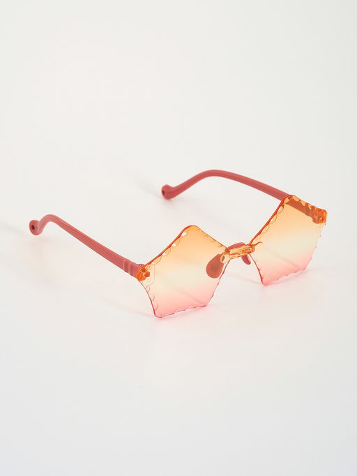 Цена за 2 шт. Карнавальные очки «Пятиугольник» градиент, цвета МИКС