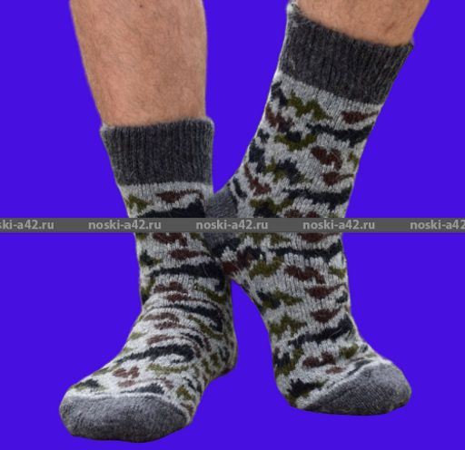 Цена за 5 пар. 5 ПАР - Носки мужские шерстяные 25