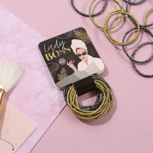 Цена за 2 шт. Резинки для волос «Lady boss», 10 шт