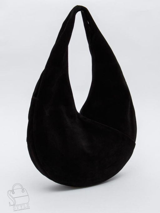 Сумка женская кожаная 1101M black Polina&Eiterou