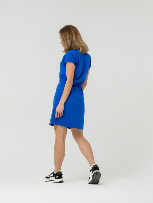 Платье со сборкой 95% ХЛОПОК - Knitka wear фото 5