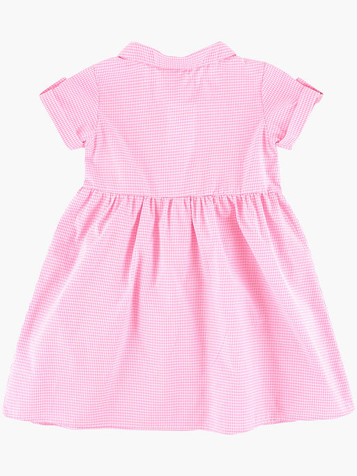 Платье для девочки нарядное UD 2684 клетка розовая - Mini maxi фото 8