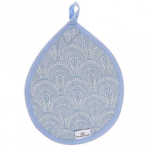 "Африканские прерии К" Прихватка 20х18см "Капелька", хлопок "Премиум" 191г/м2 - хлопок 100%, наполнитель - ватин 280гр/м2, "Домашняя мода" (Россия)