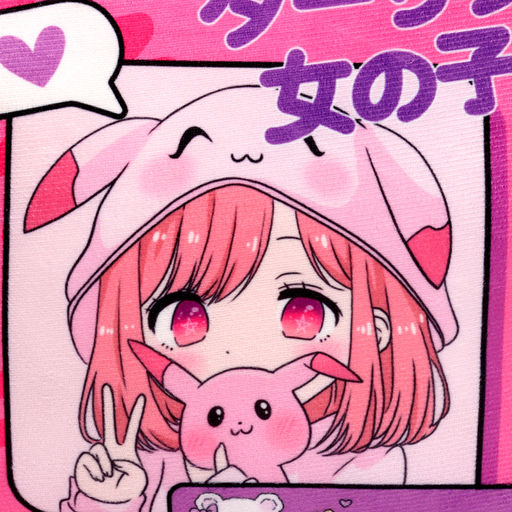 Рюкзак детский Аниме, для девочки, плюшевый