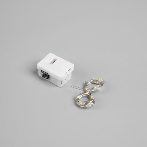 Светодиодная фигура из мишуры «Снежинка голубая» 32×2 см, 20 LED, батарейки AG10×3 (в комплекте), свечение тёплое белое