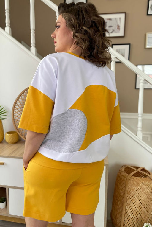 Джемпер Rumoda 2137 желтый  фото 7