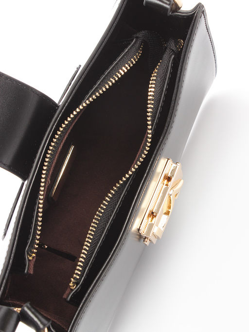 LACCOMA сумка L1012-черный натуральная кожа полиэстер  фото 6