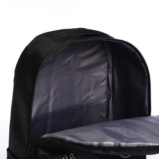 Набор 2 в 1, рюкзак, пенал Hip-Hop, 42х28х13 см, цвет черный - NAZAMOK KIDS фото 6