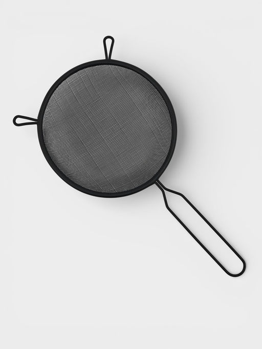 Цена за 2 шт. Сито с ручкой "Нуар" d=16 см, размер 33x16 см