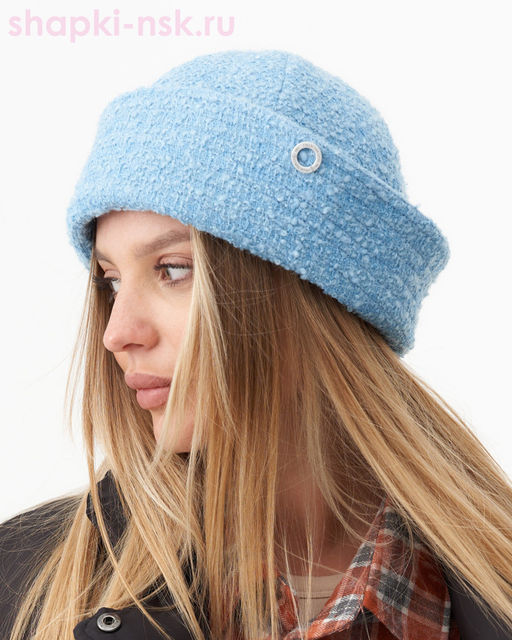 Кайри ткань Шанель букле Шапка (56-58)