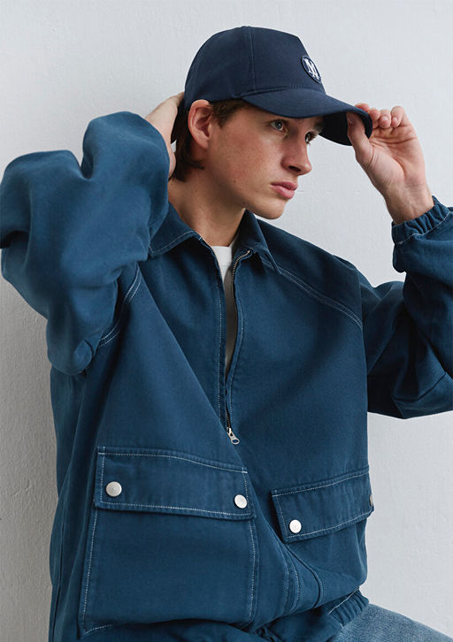 Fermuarl? Lacivert Gomlek