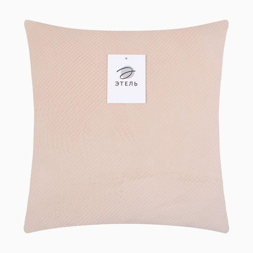 Наволочка декоративная Этель жемчуг 42*42 см, молочный  фото 4