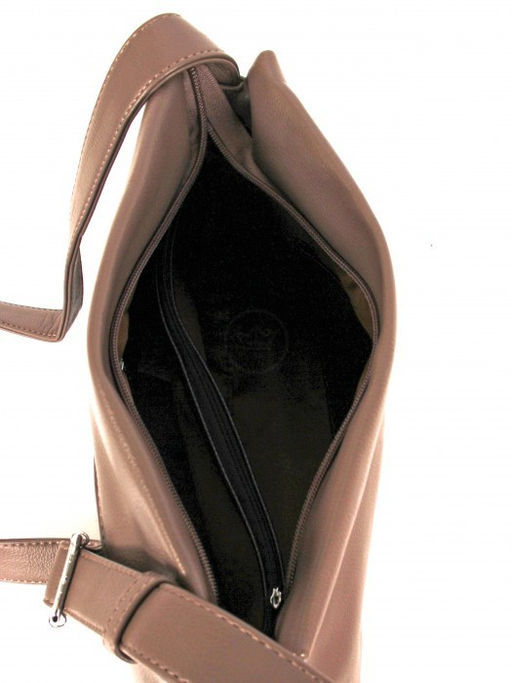 Сумка женская искусственная кожа Marrivina-22575, 1отд+карм/пер, плечевой ремень, капучино SALE 262586 - Adelia фото 8