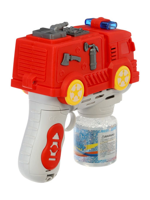 Генератор мыльных пузырей Пожарная машина, световые эффекты, работает от батареек - Simaland фото 3