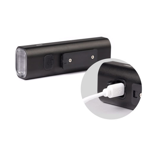 Фонарь передний COMIRON FLASH корпус: авиационный алюминий 6063, IP67; свет: CREE XPG, 400lm аккум 3.7V 2500 mAh, USB влагозащищённый /уп 120/ - Галеонтрейд фото 7