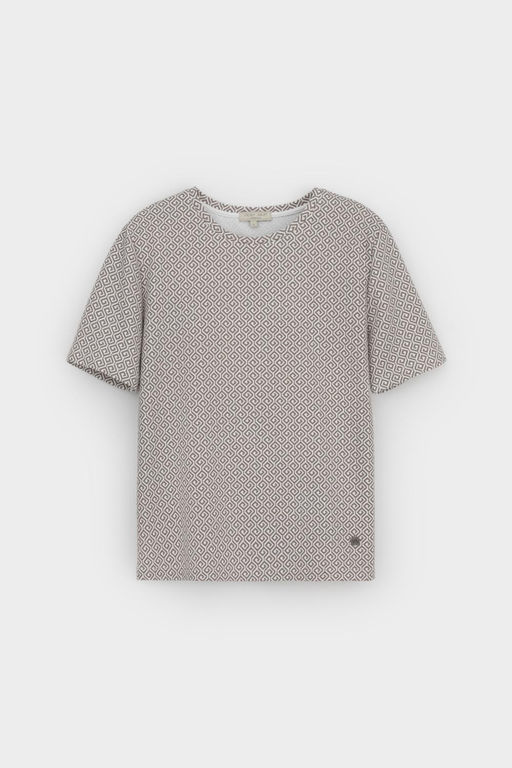 ЕВТ 3216/перламутровое облако,3Д квадраты фуфайка жен