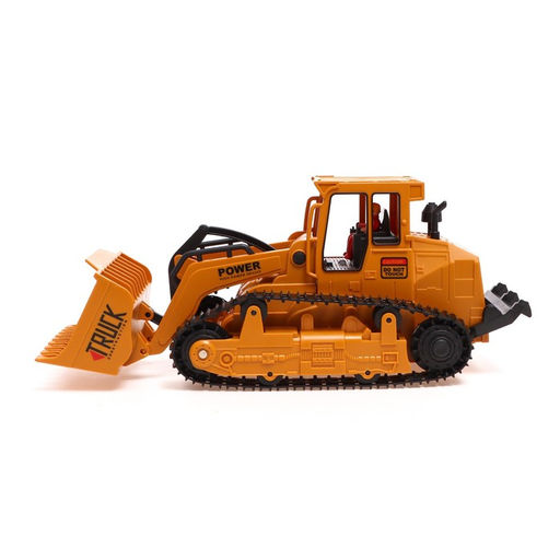 Бульдозер радиоуправляемый Стройтехника, подвижный ковш, работает от аккумулятора - Автоград фото 2