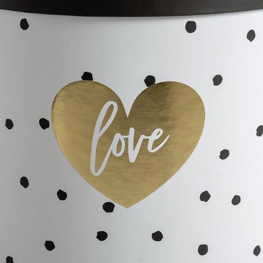 Набор коробок для цветов 4 в 1, упаковка подарочная, Чёрно-белый, 14?14?13 см - 20?20?17.5 см