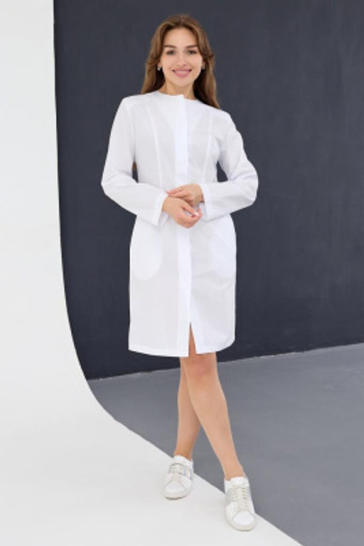 Халат женский 154 ТСД. Цвет: белый - Стильб фото 6