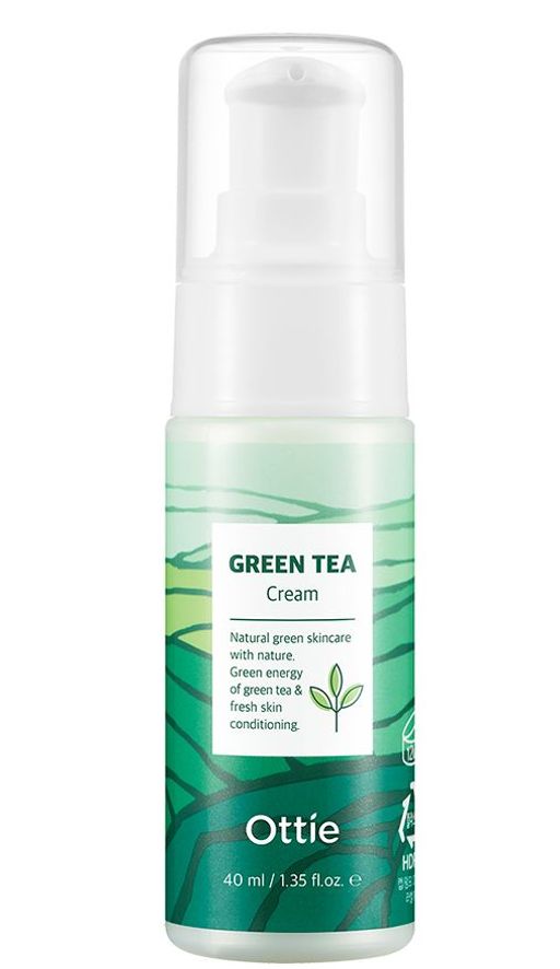 Green Tea Cream 40мл увлажняющий крем для лица - Ottie фото 2