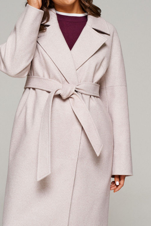 Пальто Beautiful Free 6227 бежевый