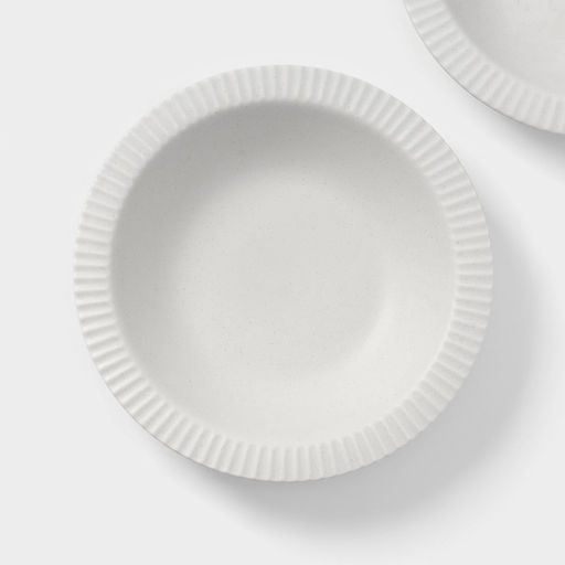 Тарелки Magistro Jarwah Lausanne, 550 мл, 21.3×4 см, глубокие, набор 2 шт., фарфор, серые