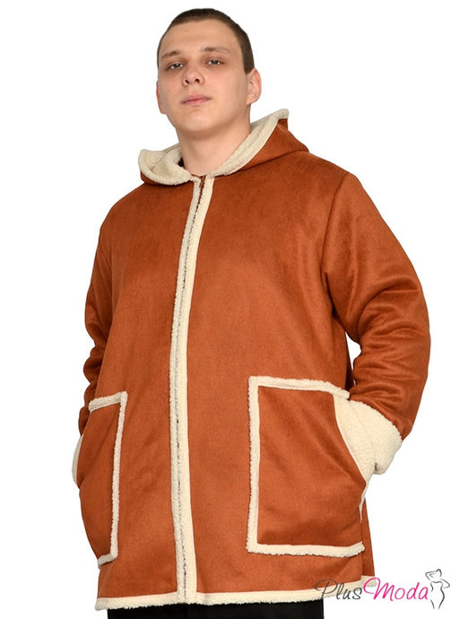 Дубленка-куртка Модель №1790 размеры 44-84 - Plusmoda фото 3