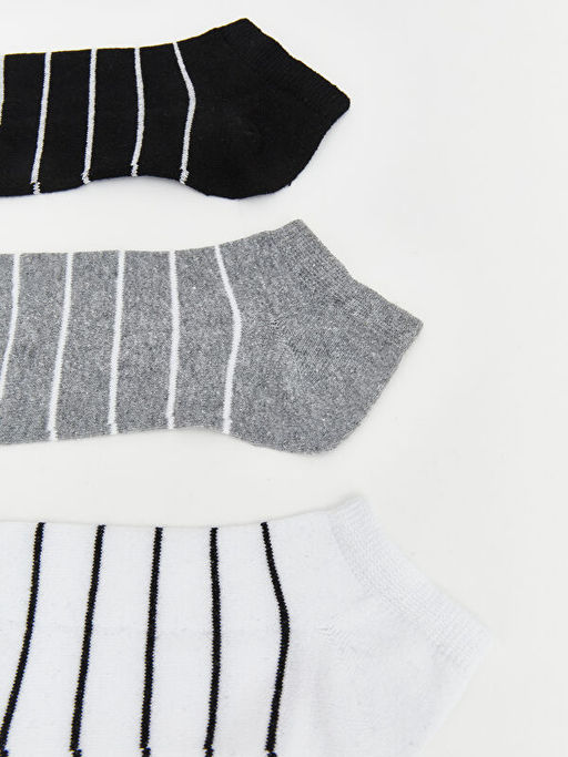 ?izgili Kad?n Patik ?orap 3l?