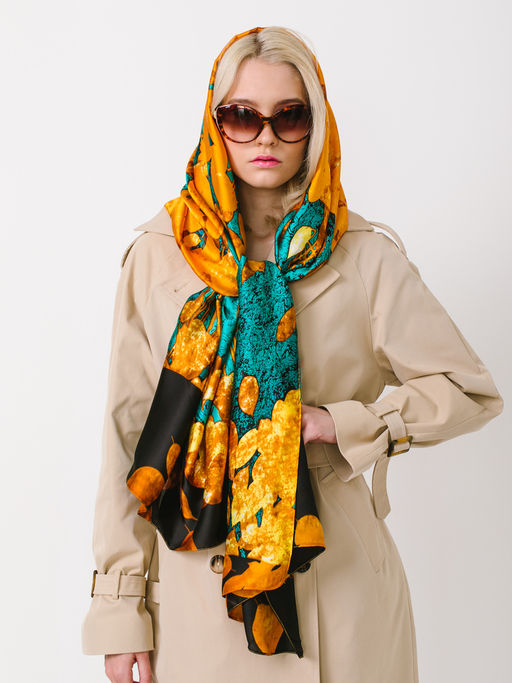 Большой, мягкий, тонкий и очень нежный двусторонний палантин - Tantino фото 7