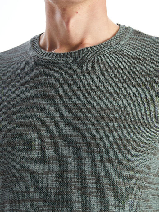 Bisiklet Yaka Erkek Triko Kazak