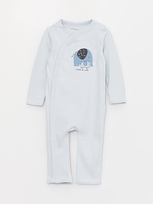 Bisiklet Yaka Uzun Kollu Erkek Bebek Tulum 2li - Waikiki фото 2