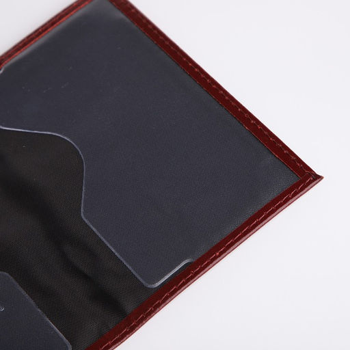 Обложка для паспорта, бордовая