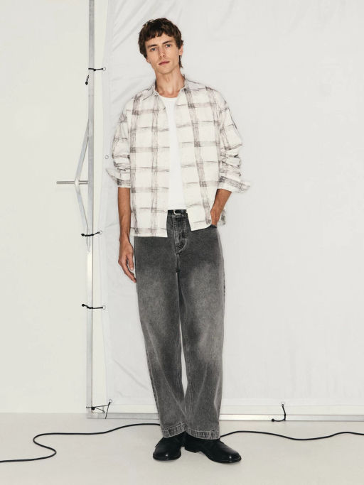 Джинсы baggy fit с эффектом стирки / Zarina  фото 2