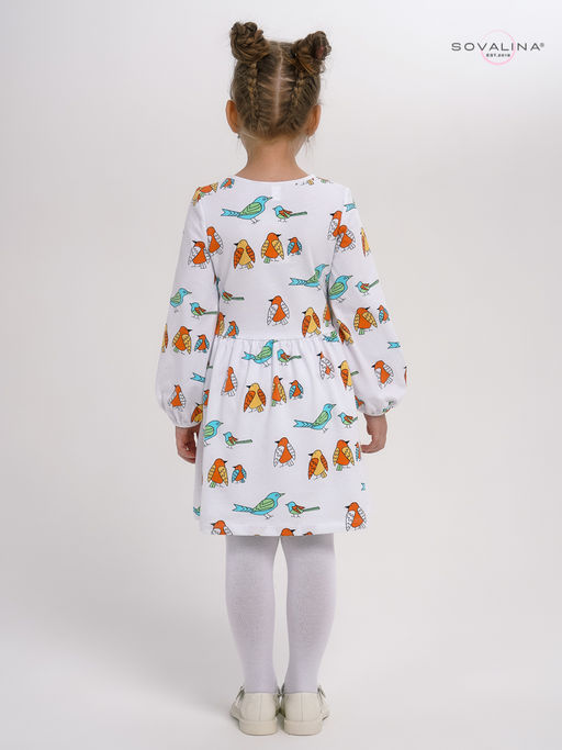 Платье Моана птички на белом - Sovalina фото 12