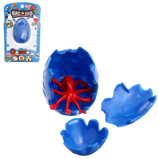 Цена за 2 шт. Яйцо-сюрприз «Морские обитатели», фигурка морского животного, цвет МИКС