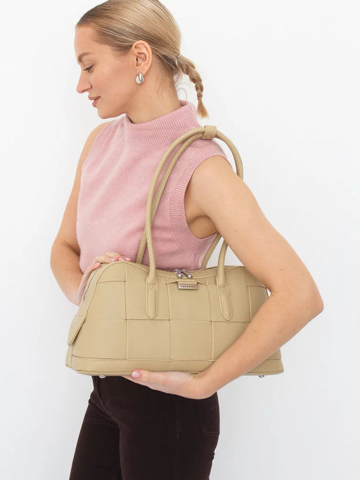 Сумка 58484 gray green Velina Fabbiana-Safenta