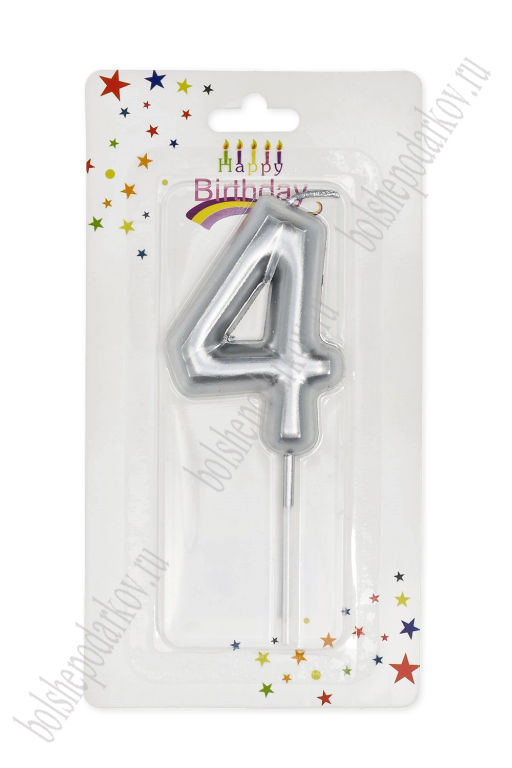 Свечи праздничные "4" (SF-7831) №81