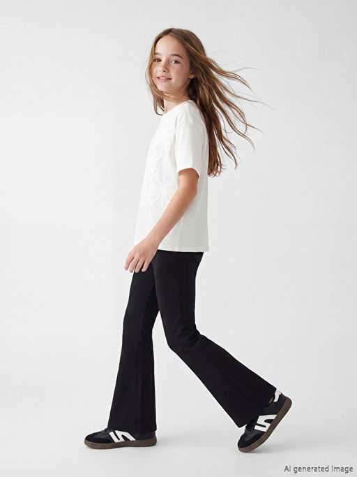 Beli Lastikli ?spanyol Pa?a K?z ?ocuk Tayt