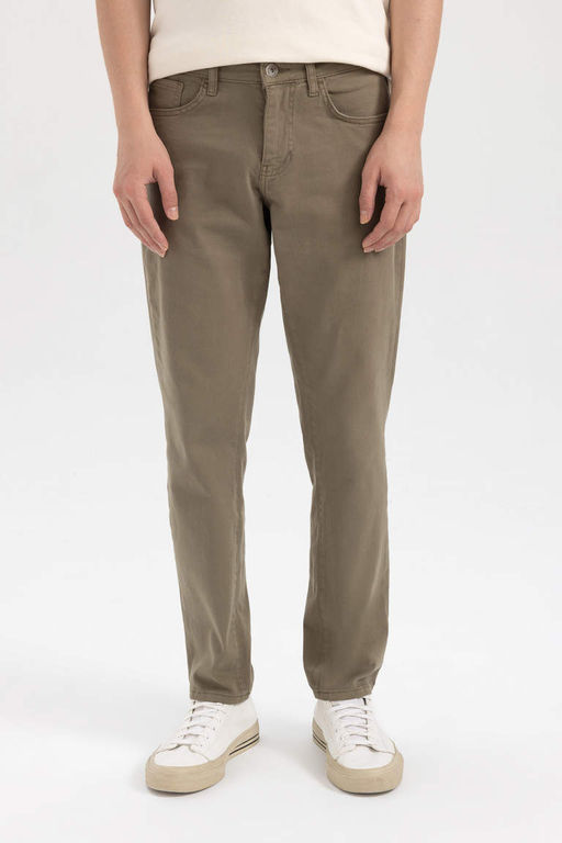 Узкие брюки из габардина - Defacto фото 4