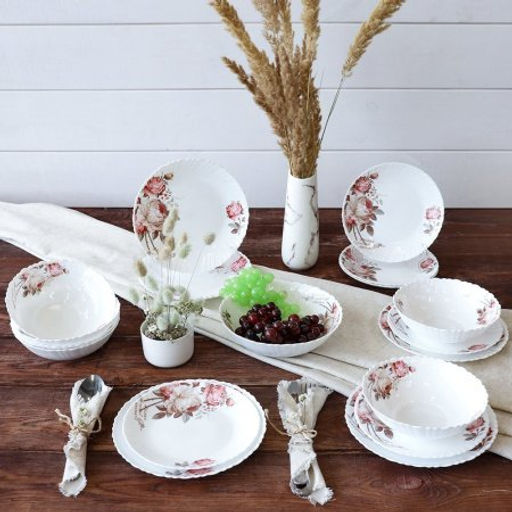 Столовый набор 19 предметов / 19/758578/XN (6916) /уп 2/ серия Чайная роза - Галеонтрейд фото 3