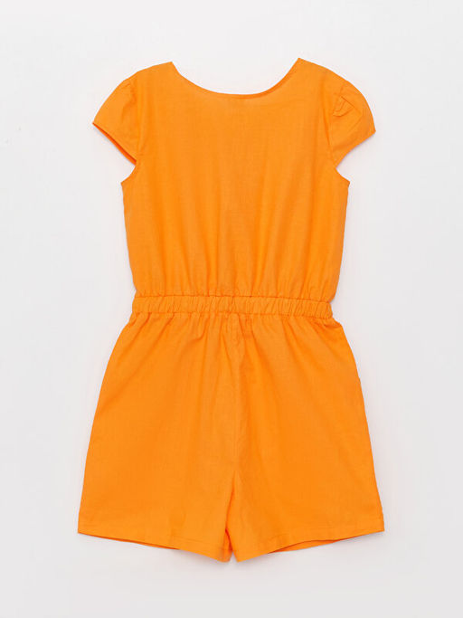 Bisiklet Yaka K?sa Kollu K?z ?ocuk Tulum - Waikiki фото 2