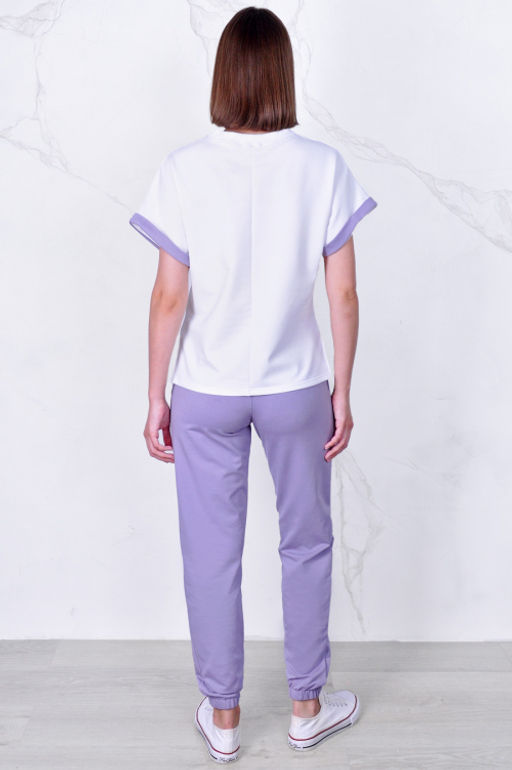 Арт. 2357 Костюм с брюками женский 44-52 (5 шт) Цвет:верх- кэмел, низ- кэмел - Калинка фото 31