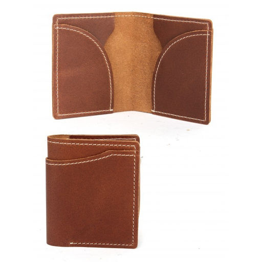 Портмоне мужское Croco-ПР-1065 натуральная кожа 1 отд, 4 карм, коричневый пулл-ап матовый (219) 263795